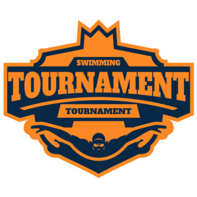 Swimming Tournament logo template Thumbnail