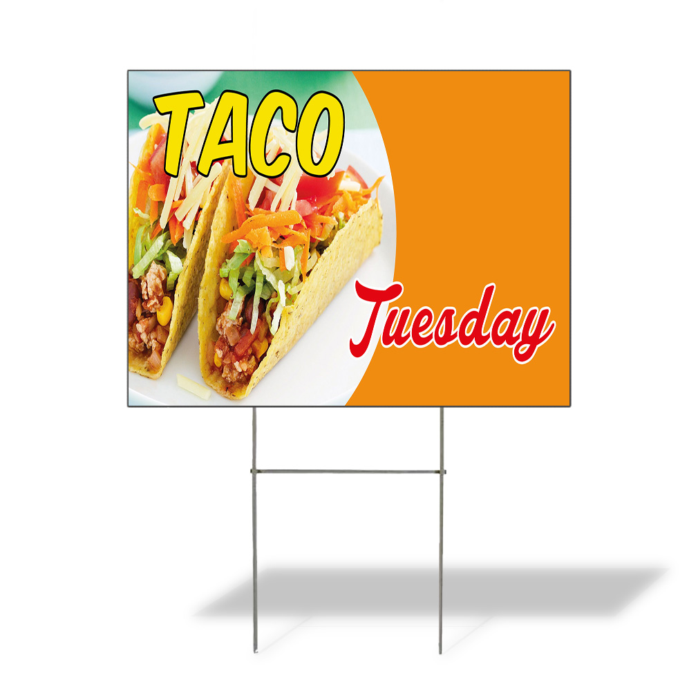  Durable promotional yard signs by Planet T's in Thornton