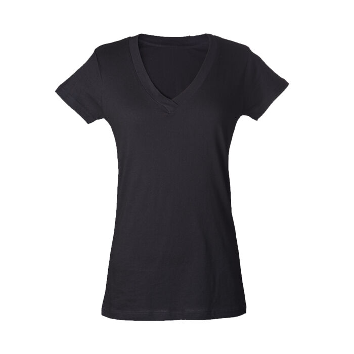 Tultex 214 - Ladies' Slim Fit Fine Jersey V-Neck Thumbnail