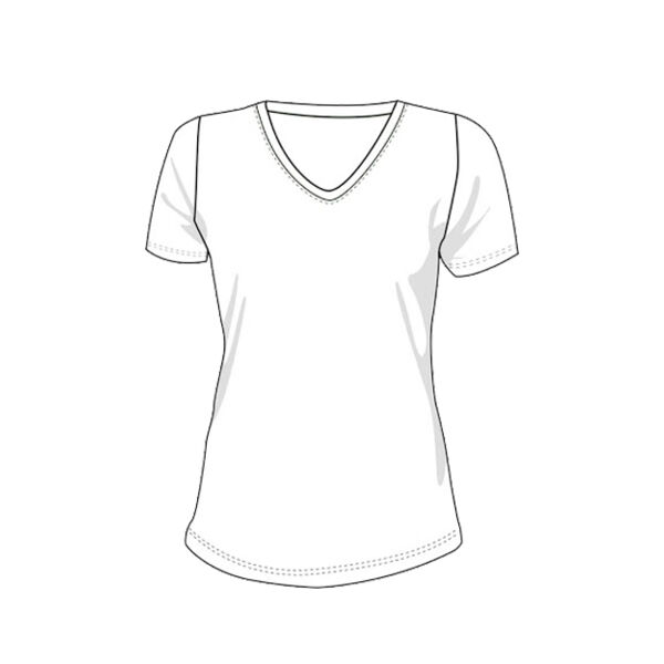 Customer Supplied Ladies V-Neck Thumbnail