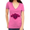 Tultex 214 - Ladies' Slim Fit Fine Jersey V-Neck Thumbnail