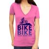 Tultex 214 - Ladies' Slim Fit Fine Jersey V-Neck Thumbnail