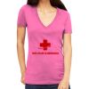 Tultex 214 - Ladies' Slim Fit Fine Jersey V-Neck Thumbnail