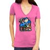 Tultex 214 - Ladies' Slim Fit Fine Jersey V-Neck Thumbnail