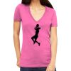 Tultex 214 - Ladies' Slim Fit Fine Jersey V-Neck Thumbnail