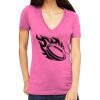 Tultex 214 - Ladies' Slim Fit Fine Jersey V-Neck Thumbnail