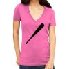 Tultex 214 - Ladies' Slim Fit Fine Jersey V-Neck Thumbnail