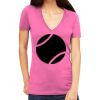Tultex 214 - Ladies' Slim Fit Fine Jersey V-Neck Thumbnail