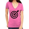Tultex 214 - Ladies' Slim Fit Fine Jersey V-Neck Thumbnail