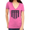 Tultex 214 - Ladies' Slim Fit Fine Jersey V-Neck Thumbnail