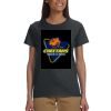 Gildan 100% Cotton Ladies T-Shirt Thumbnail